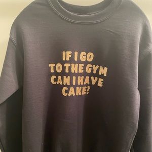 Gym / Cake Crewneck Sweater